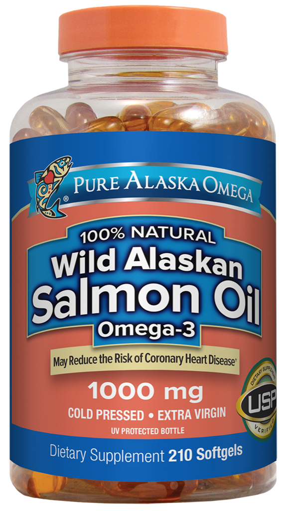 Wild Alaskan Salmón Oil Omega-3