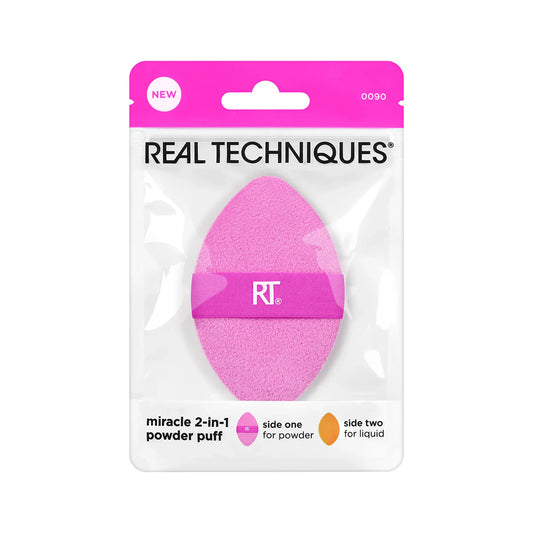 Real Techniques esponja de maquillaje Miracle 2-in-1 Powder Puff