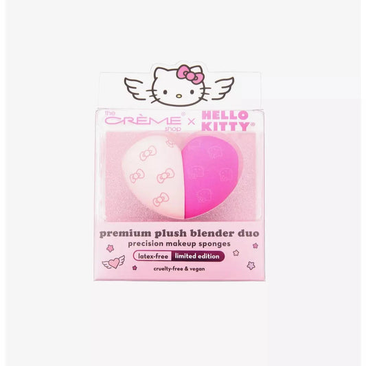 The Créme Shop Sanrio Hello Kitty Premium Plush Blender Duo Makeup Sponge Set