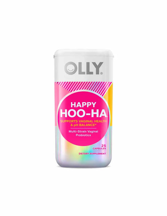 Olly Happy Hoo-Ha Capsules, Probiotic for Women, Vaginal Health and pH Balance